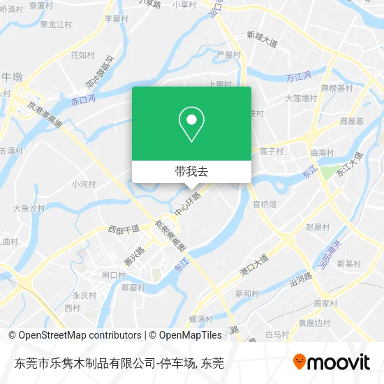 东莞市乐隽木制品有限公司-停车场地图
