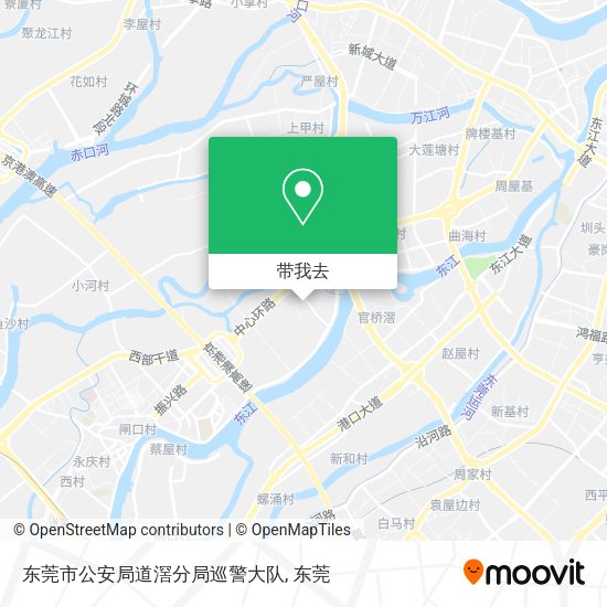 东莞市公安局道滘分局巡警大队地图