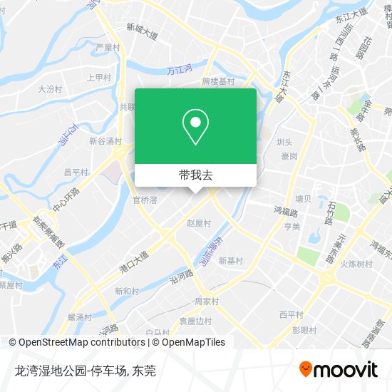 龙湾湿地公园-停车场地图