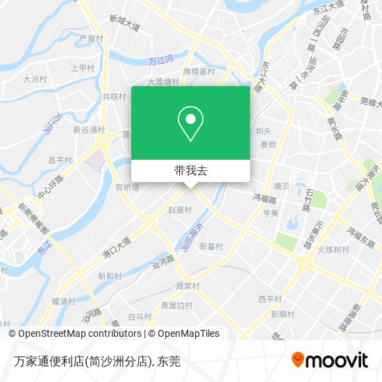 万家通便利店(简沙洲分店)地图