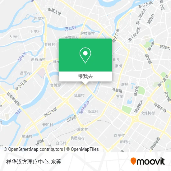 祥华汉方理疗中心地图