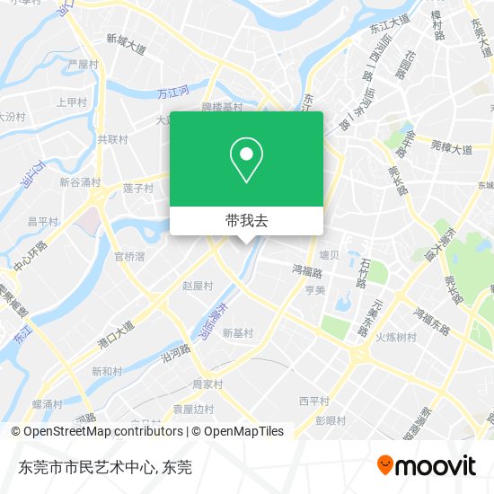 东莞市市民艺术中心地图