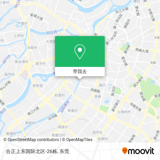 合正上东国际北区-26栋地图
