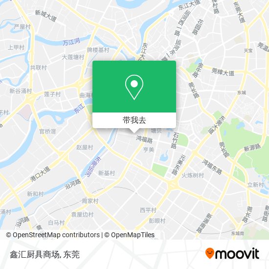 鑫汇厨具商场地图