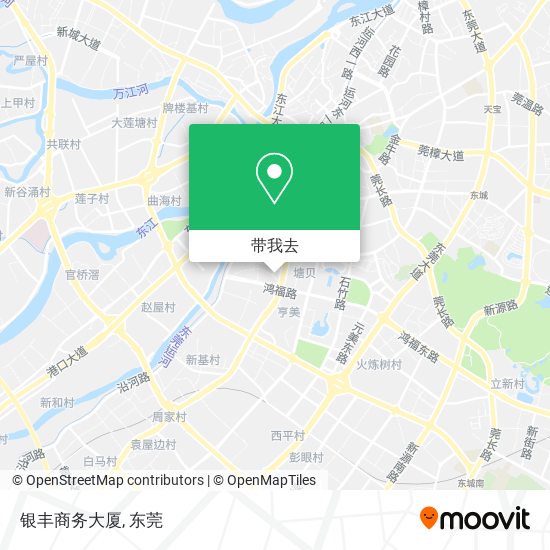 银丰商务大厦地图