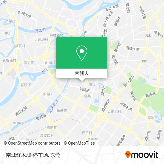 南城红木城-停车场地图