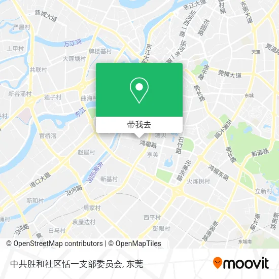 中共胜和社区恬一支部委员会地图