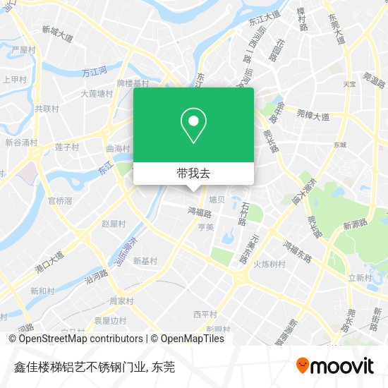鑫佳楼梯铝艺不锈钢门业地图