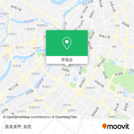 晨美美甲地图