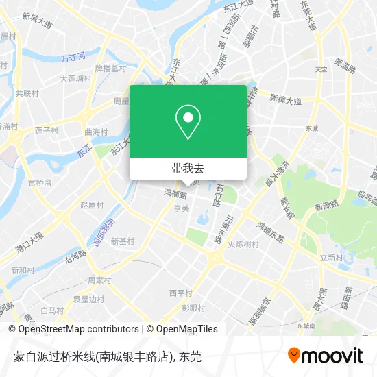 蒙自源过桥米线(南城银丰路店)地图