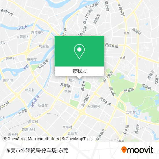 东莞市外经贸局-停车场地图