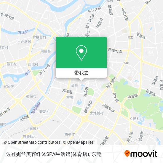 佐登妮丝美容纤体SPA生活馆(体育店)地图