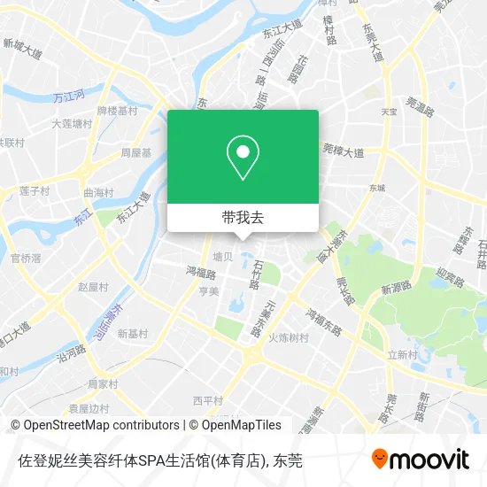 佐登妮丝美容纤体SPA生活馆(体育店)地图