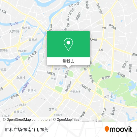 胜和广场-东南1门地图