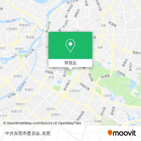 中共东莞市委员会地图