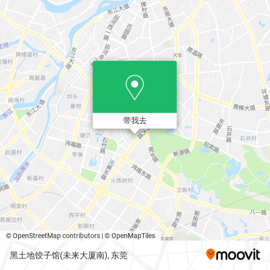 黑土地饺子馆(未来大厦南)地图