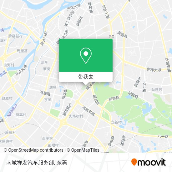 南城祥发汽车服务部地图