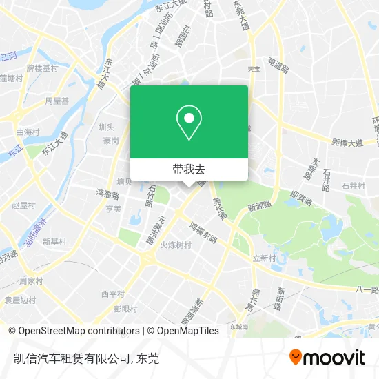 凯信汽车租赁有限公司地图