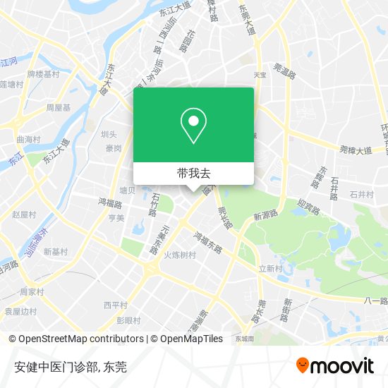 安健中医门诊部地图