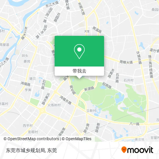 东莞市城乡规划局地图