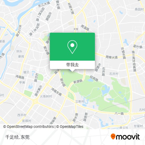 千足经地图