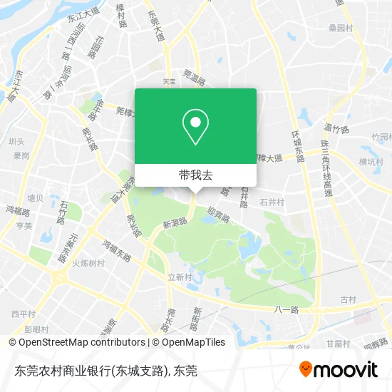 东莞农村商业银行(东城支路)地图