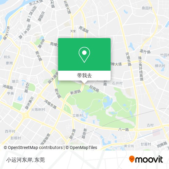 小运河东岸地图