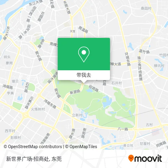 新世界广场-招商处地图