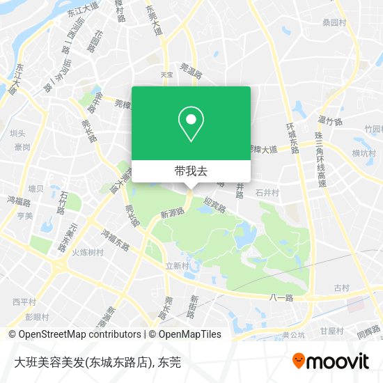 大班美容美发(东城东路店)地图