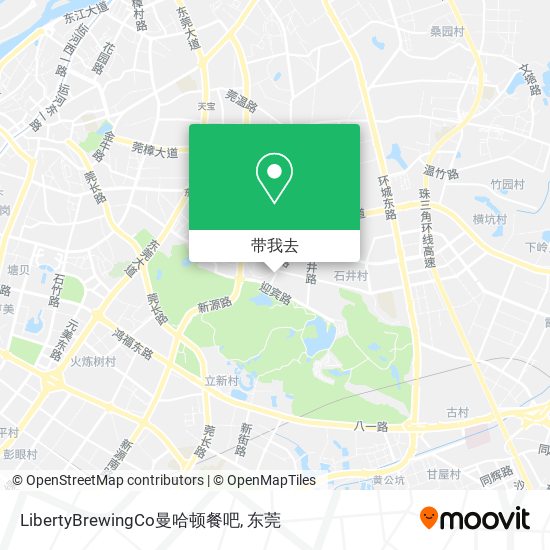 LibertyBrewingCo曼哈顿餐吧地图