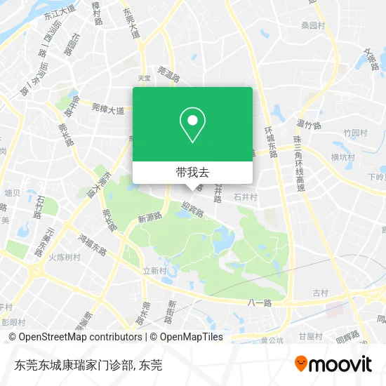 东莞东城康瑞家门诊部地图
