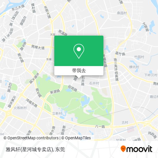 雅风轩(星河城专卖店)地图