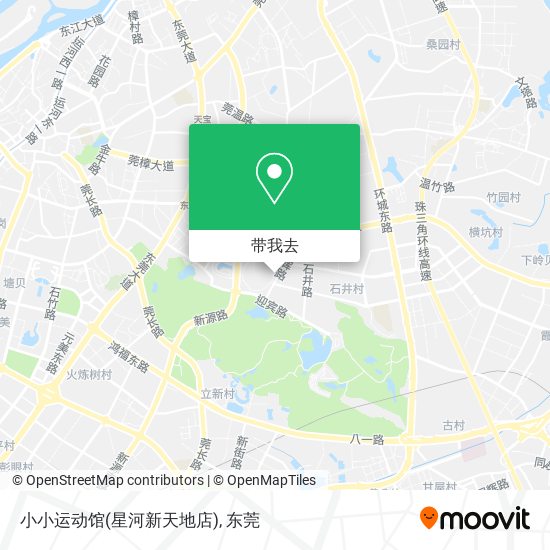 小小运动馆(星河新天地店)地图