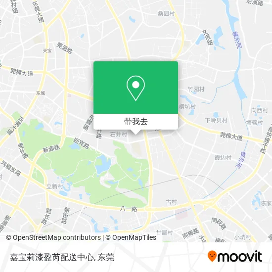 嘉宝莉漆盈芮配送中心地图