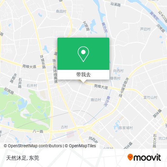 天然沐足地图