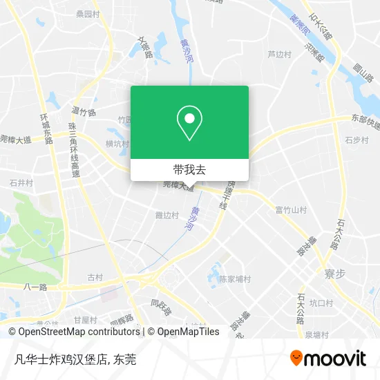 凡华士炸鸡汉堡店地图