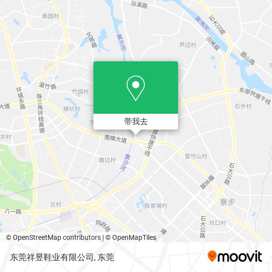 东莞祥昱鞋业有限公司地图