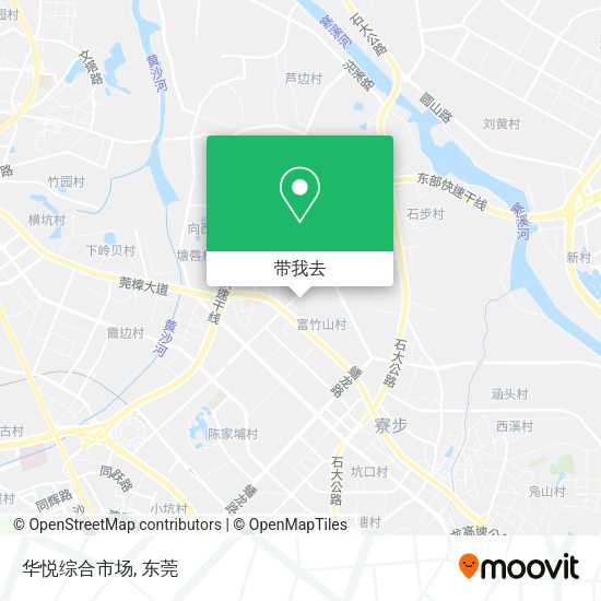 华悦综合市场地图