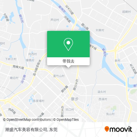 潮盛汽车美容有限公司地图