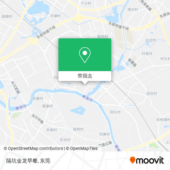 隔坑金龙早餐地图
