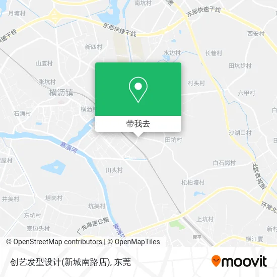 创艺发型设计(新城南路店)地图