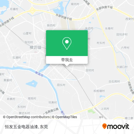 恒发五金电器油漆地图