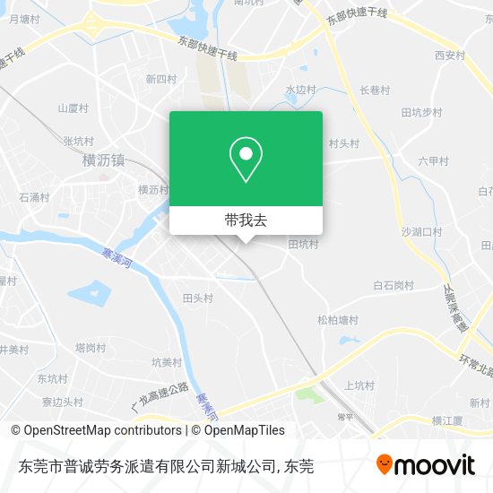 东莞市普诚劳务派遣有限公司新城公司地图