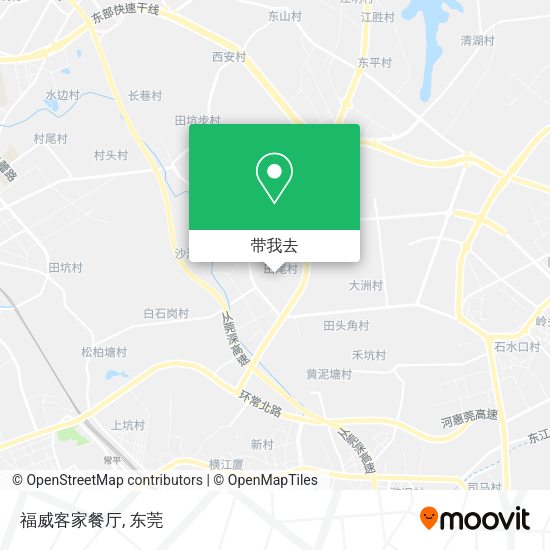 福威客家餐厅地图