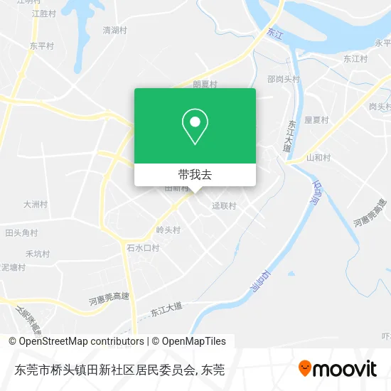 东莞市桥头镇田新社区居民委员会地图