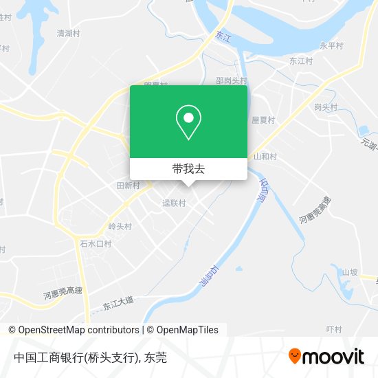 中国工商银行(桥头支行)地图