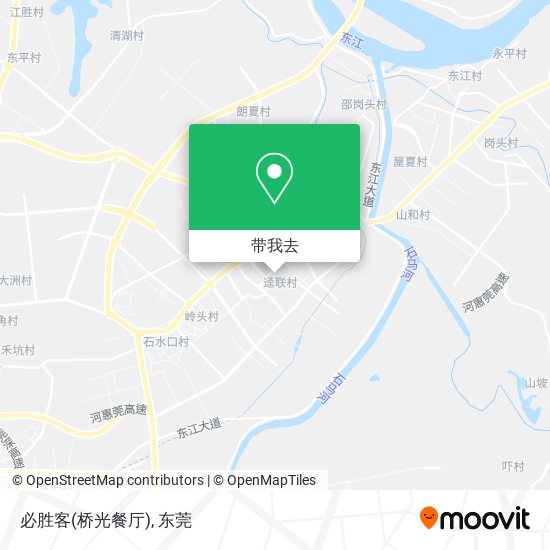 必胜客(桥光餐厅)地图