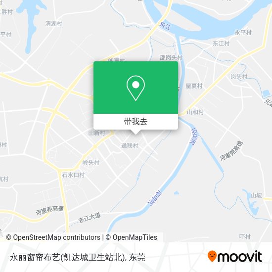 永丽窗帘布艺(凯达城卫生站北)地图