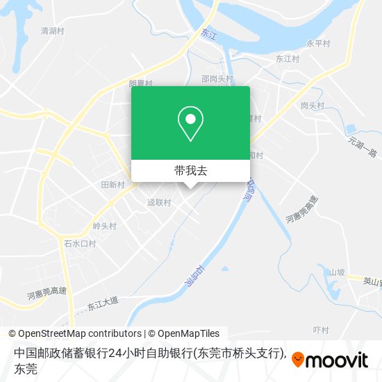 中国邮政储蓄银行24小时自助银行(东莞市桥头支行)地图