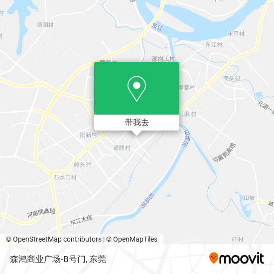 森鸿商业广场-B号门地图